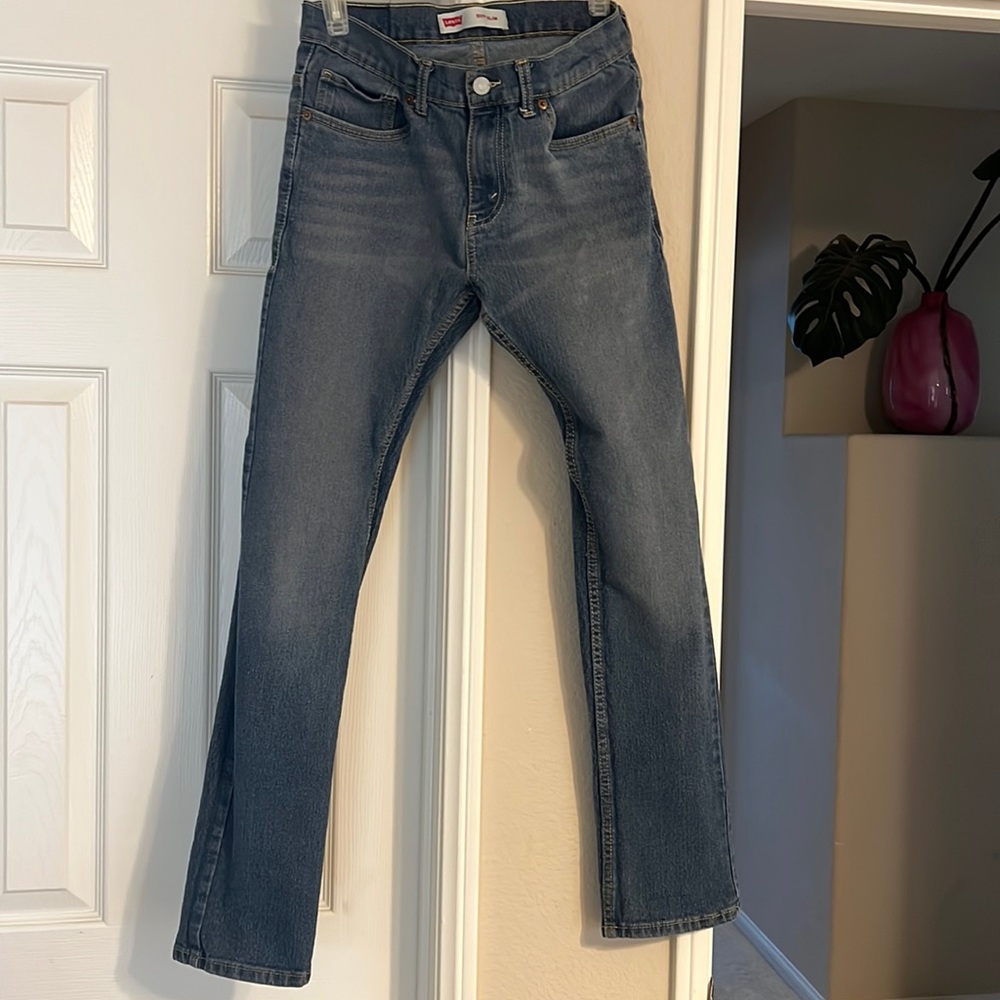 Boys Levi’s 28W28L 511 Slim Blue Jeans